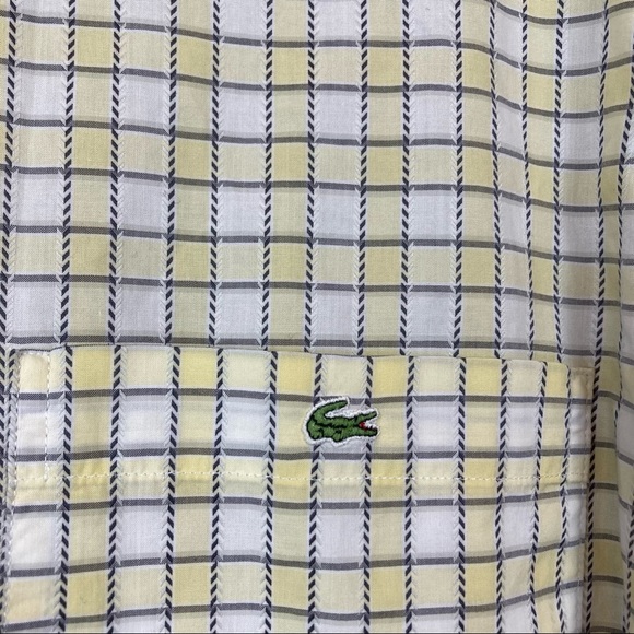 Lacoste Men’s 40 Casual Button Front Long Sleeve Shirt Size M. 
100% cotton - Picture 8 of 11